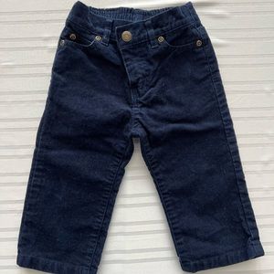 Janie & Jack - Navy Cords - Size 12 to 18 Months